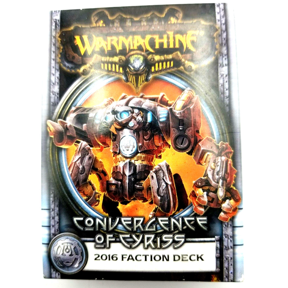 Warmachine Convergence of Cyriss 2016 Faction Deck NEW Out of Print